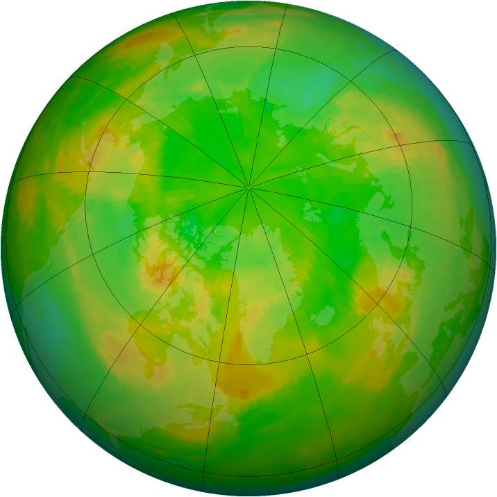 Arctic ozone map for 26 June 1979